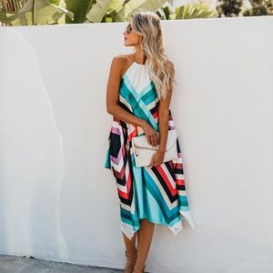 NEW Colorful Handkerchief Dress